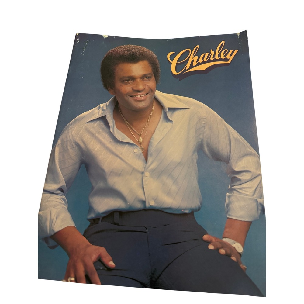Vintage 1982‎ Charley Pride Souvenir Tour Program Book Music Memorabilia